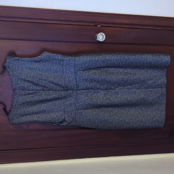 R & M Richards Gray Metallic Two Piece Jacket & Sheath Formal Dress Size 14W - Picture 6 of 8